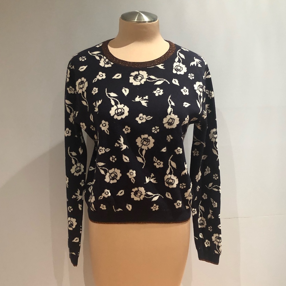 Harris Wilson floral sweater